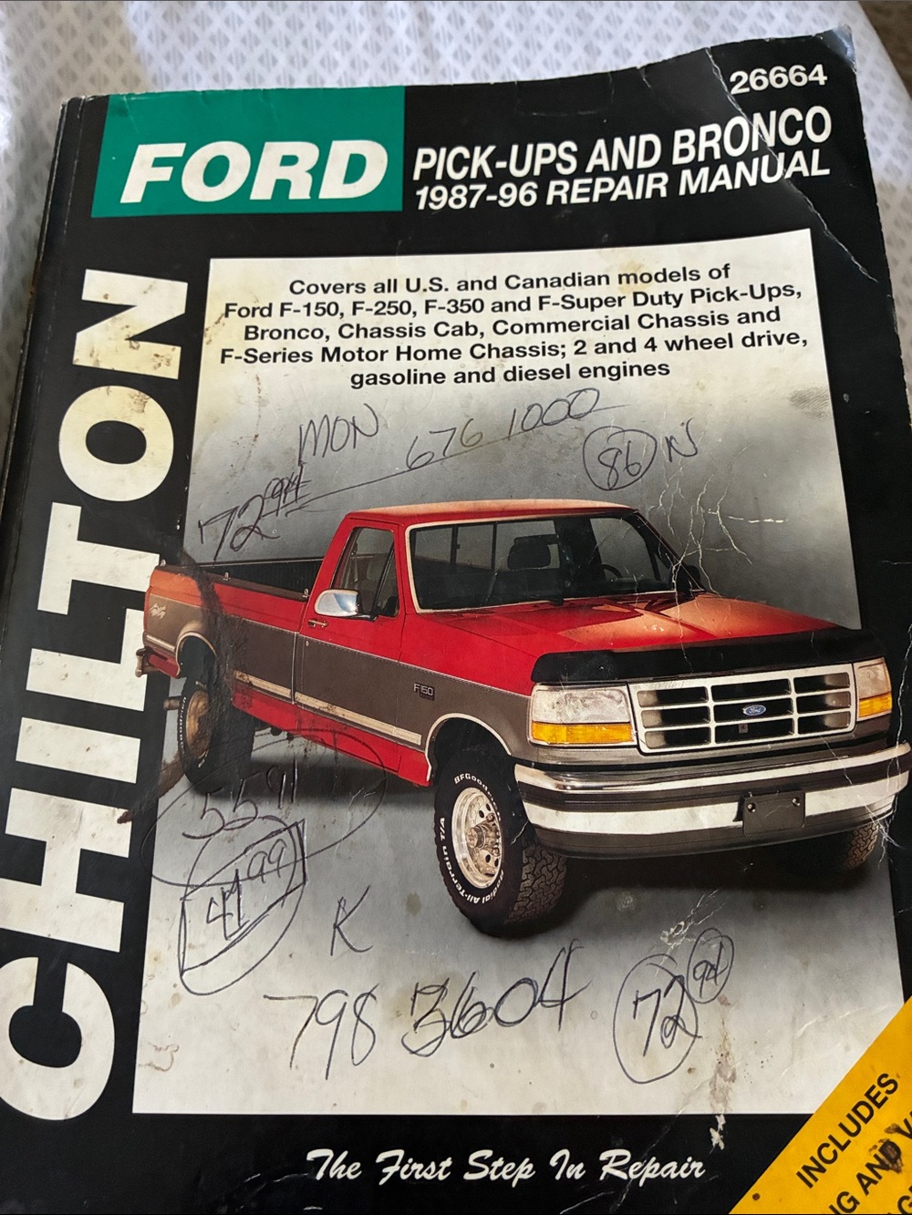 Ford Pick-Ups and Bronco 1987-96 Repair Manual